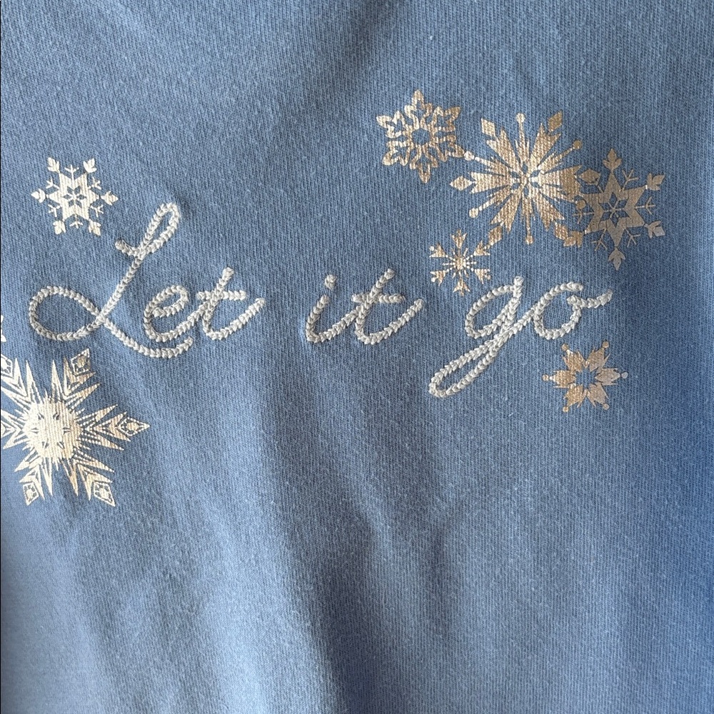 Janie and Jack Elsa Blue girls Long Sleeve Shirt - Picture 2 of 4